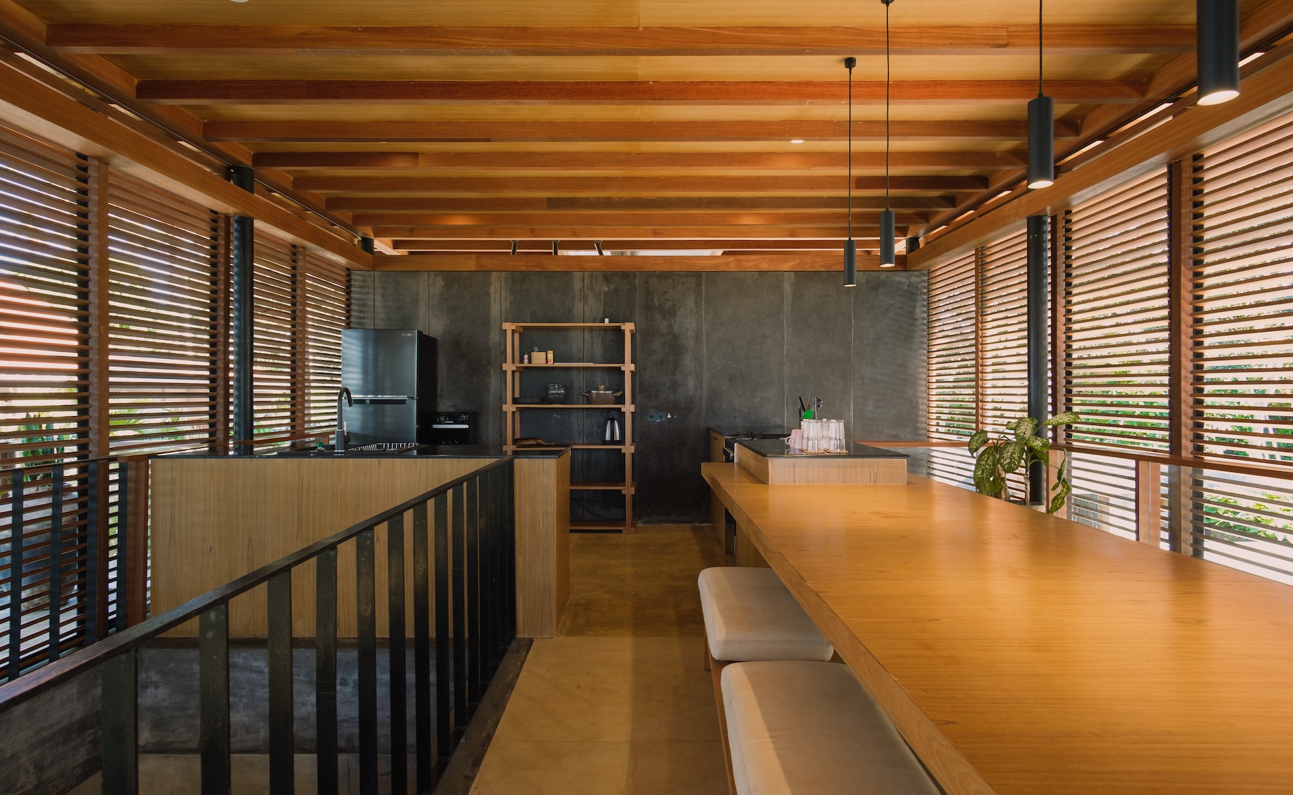 1st villa upper kitchen and dining space