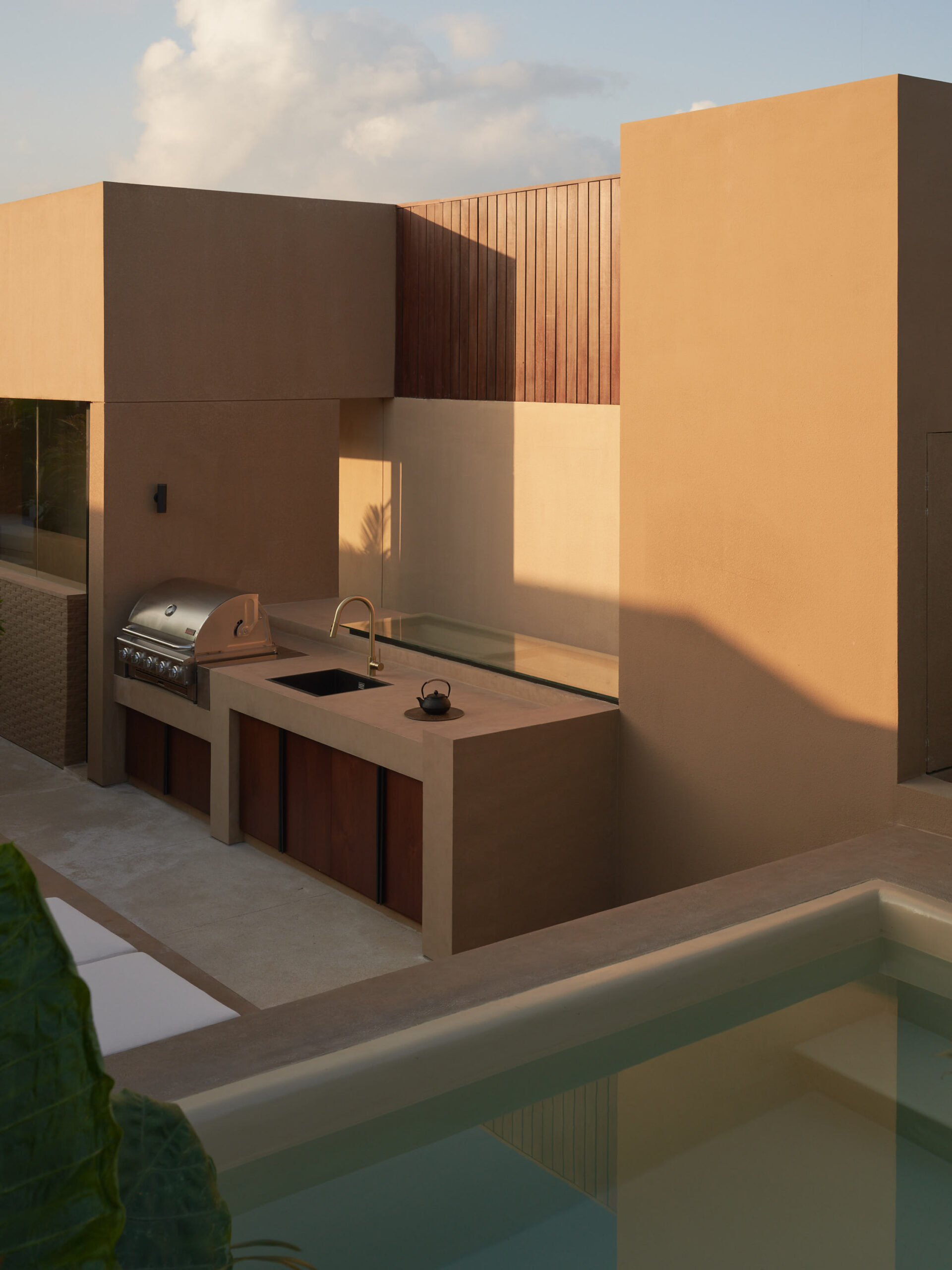 View of the bbq area