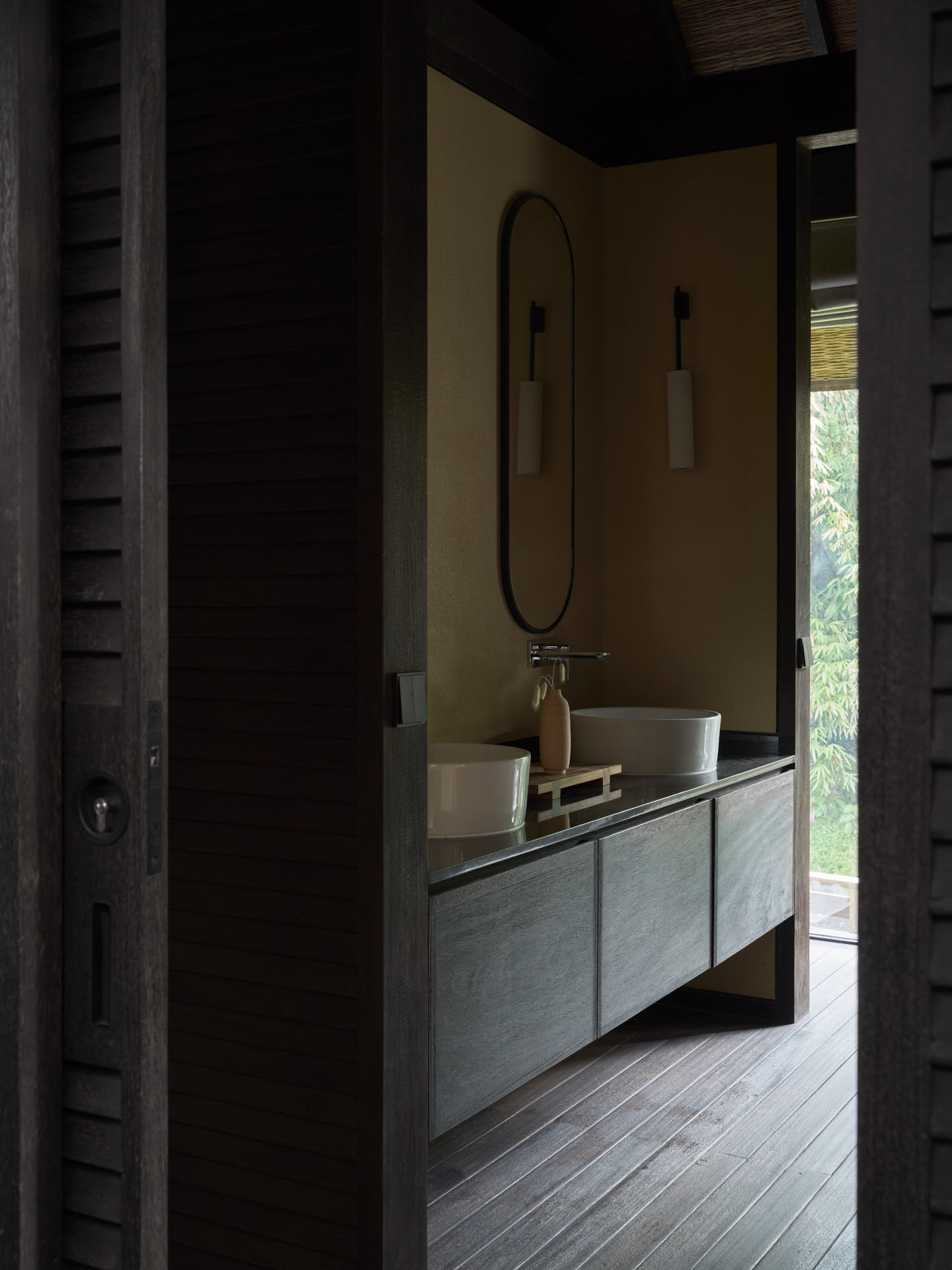 View of vanity counter