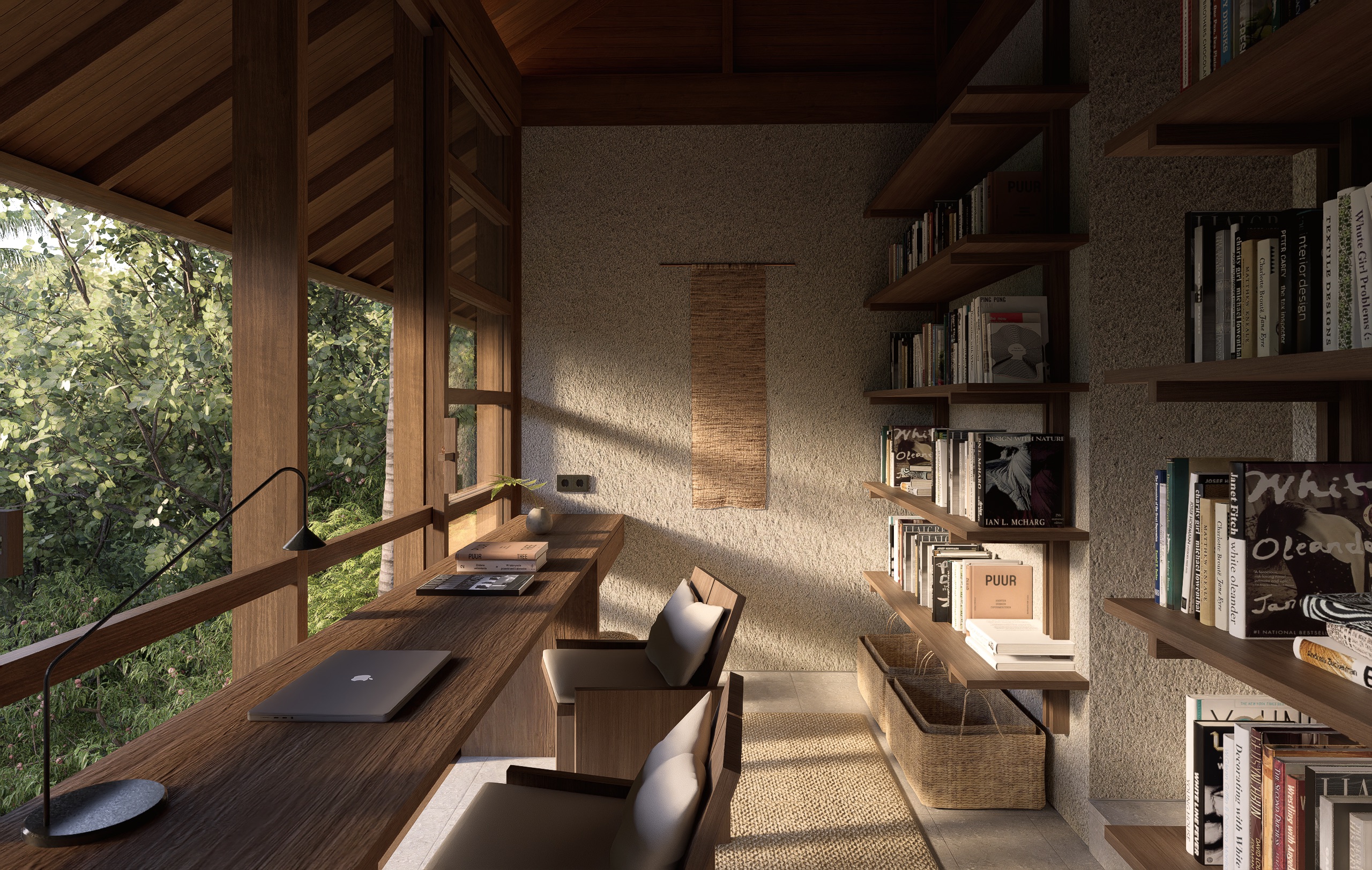 Home office at rumah molana