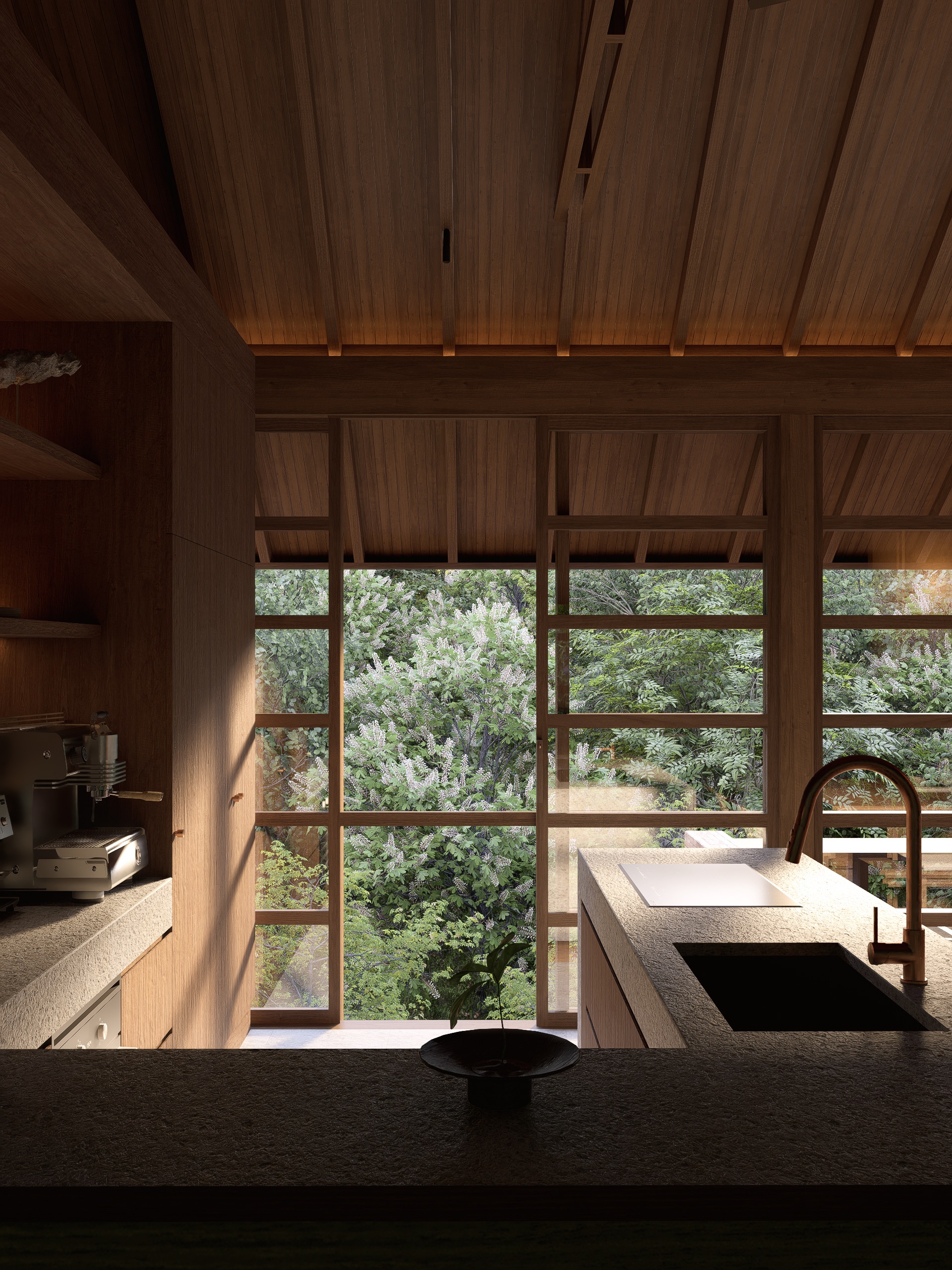 Kitchen area at rumah molana