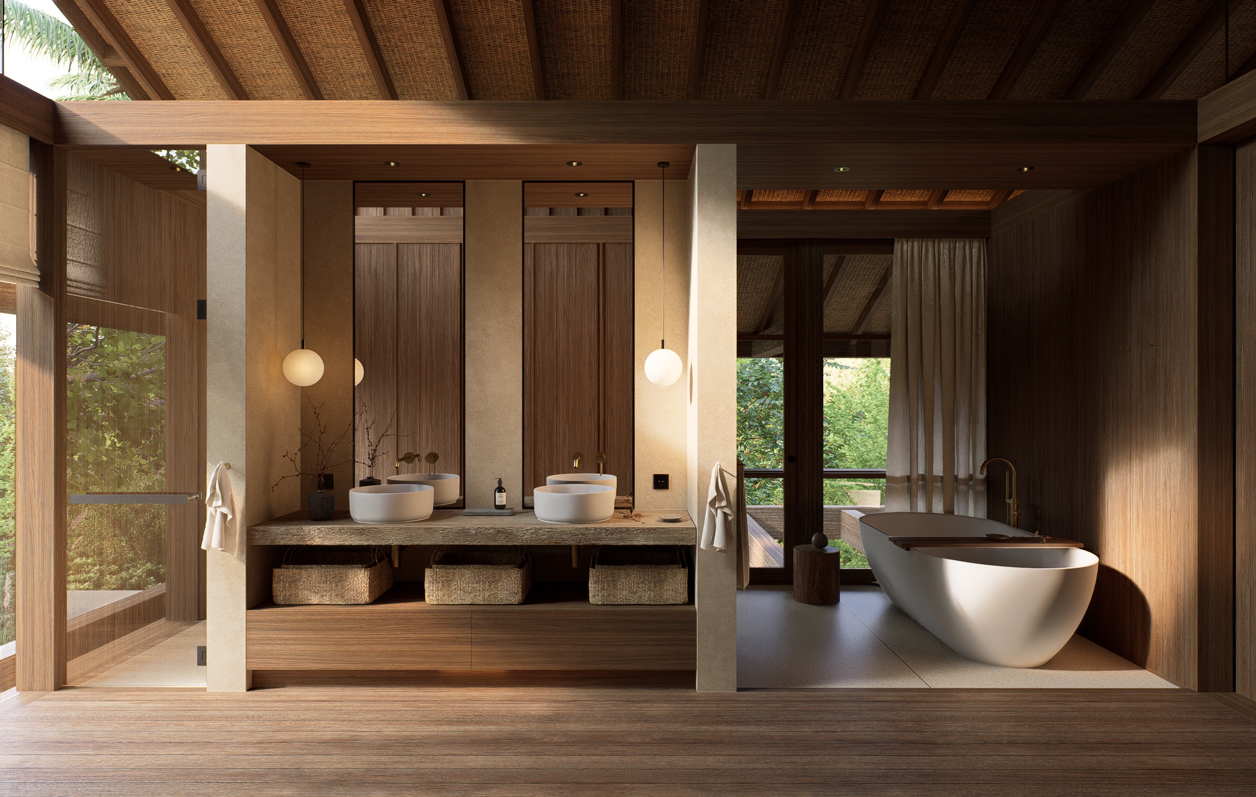 Bathroom overview of umah bajang