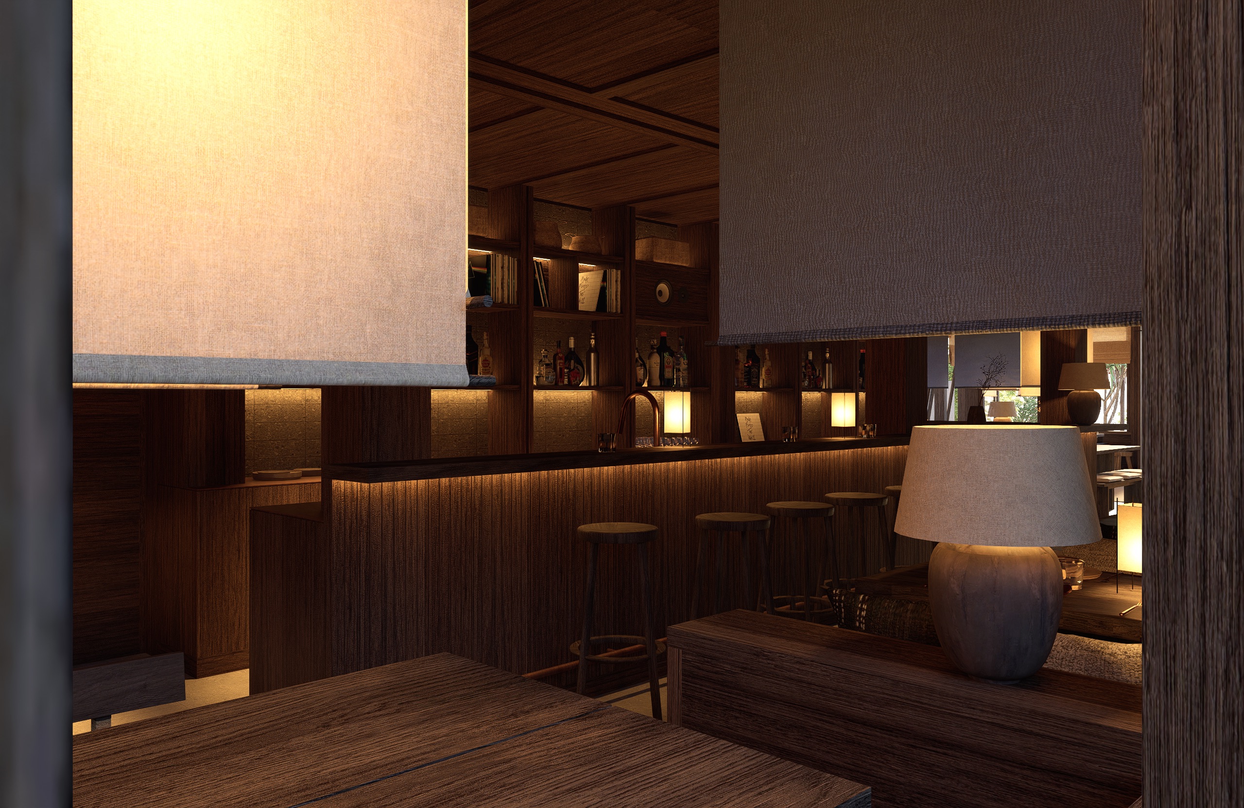 umah meno bar seating